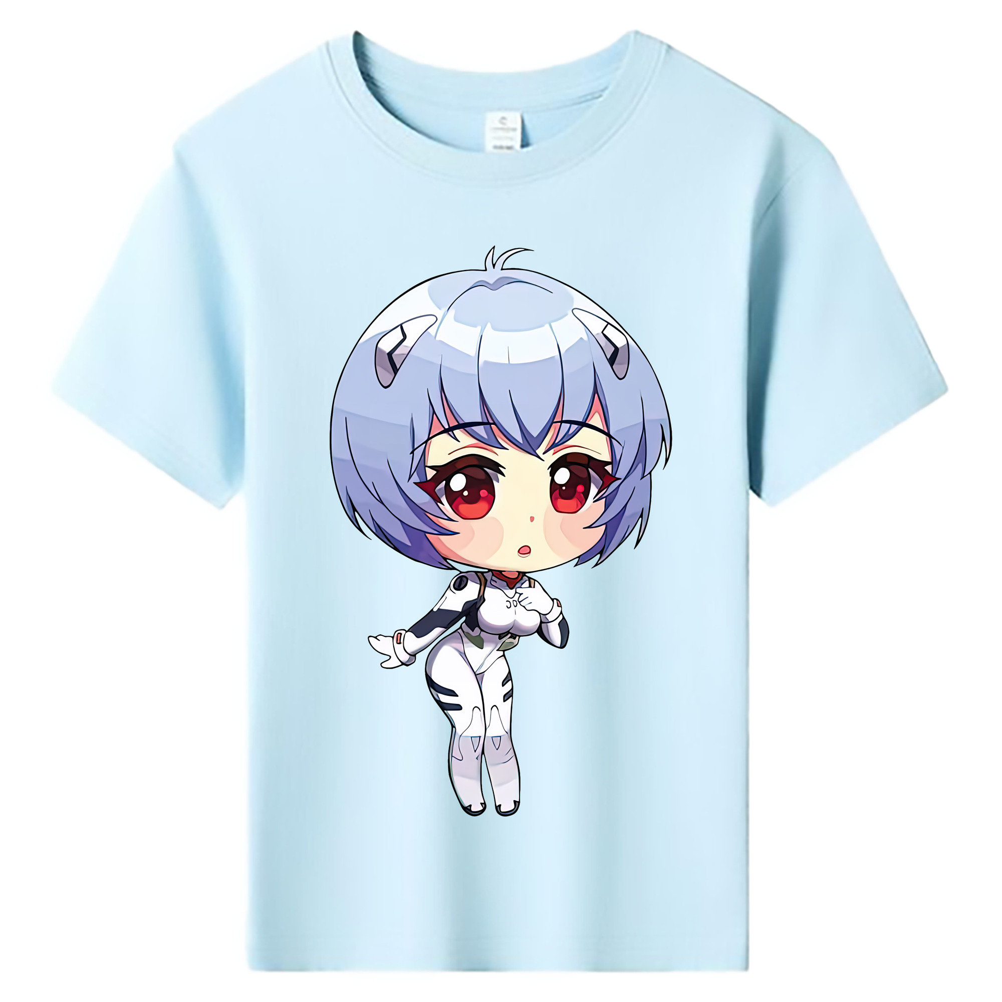 （画像用） EVA 新世紀エヴァンゲリオン 綿100％キッズTシャツ（フロントプリント）